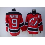 nhl devils #9 parise red