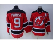 nhl devils #9 parise red