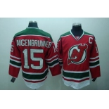 nhl devils langenbrunner #15 red green