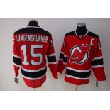 nhl devils langenbrunner #15 red