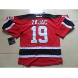 nhl jerseys new jersey devils #19 zajac red-black