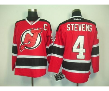 nhl jerseys new jersey devils #4 stevens redblack