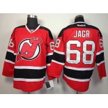 nhl jerseys new jersey devils #68 jagr red