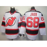 nhl jerseys new jersey devils #68 jagr white