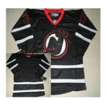 nhl jerseys new jersey devils blank black ice