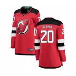 Women New Jersey Devils #20 Blake Coleman Fanatics Branded Red Home Breakaway Hockey Jersey