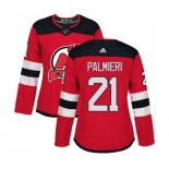 Women New Jersey Devils #21 Kyle Palmieri Authentic Red Home Hockey Jersey