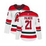 Women New Jersey Devils #21 Kyle Palmieri Authentic White Alternate Hockey Jersey