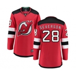 Women New Jersey Devils #28 Damon Severson Fanatics Branded Red Home Breakaway Hockey Jersey