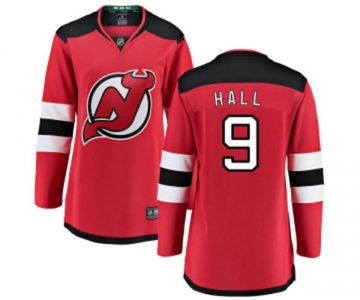 Women New Jersey Devils #9 Taylor Hall Fanatics Branded Red Home Breakaway Hockey Jersey