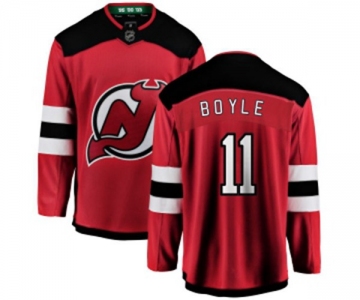 Youth New Jersey Devils #11 Brian Boyle Fanatics Branded Red Home Breakaway Hockey Jersey