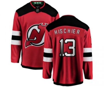 Youth New Jersey Devils #13 Nico Hischier Fanatics Branded Red Home Breakaway Hockey Jersey