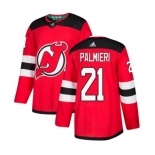 Youth New Jersey Devils #21 Kyle Palmieri Authentic Red Home Hockey Jersey