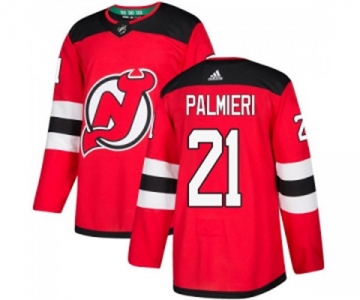 Youth New Jersey Devils #21 Kyle Palmieri Authentic Red Home Hockey Jersey