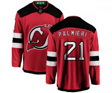 Youth New Jersey Devils #21 Kyle Palmieri Fanatics Branded Red Home Breakaway Hockey Jersey