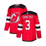 Youth New Jersey Devils #3 Ken Daneyko Authentic Red Home Hockey Jersey