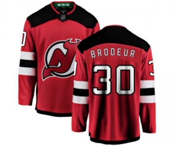 Youth New Jersey Devils #30 Martin Brodeur Fanatics Branded Red Home Breakaway Hockey Jersey