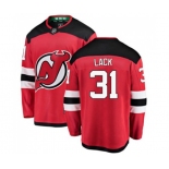 Youth New Jersey Devils #31 Eddie Lack Fanatics Branded Red Home Breakaway Hockey Jersey