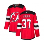 Youth New Jersey Devils #37 Pavel Zacha Authentic Red Home Hockey Jersey