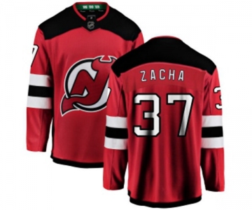 Youth New Jersey Devils #37 Pavel Zacha Fanatics Branded Red Home Breakaway Hockey Jersey