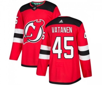 Youth New Jersey Devils #45 Sami Vatanen Authentic Red Home Hockey Jersey