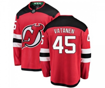 Youth New Jersey Devils #45 Sami Vatanen Fanatics Branded Red Home Breakaway Hockey Jersey