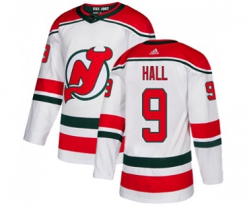 Youth New Jersey Devils #9 Taylor Hall Authentic White Alternate Hockey Jersey