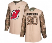 Youth New Jersey Devils #90 Marcus Johansson Authentic Camo Veterans Day Practice Hockey Jersey