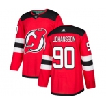 Youth New Jersey Devils #90 Marcus Johansson Authentic Red Home Hockey Jersey