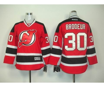 youth nhl jersey devils #30 brodeur red