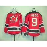 youth nhl jerseys new jersey devils #9 parise red