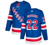 Adidas New York Rangers #22 Kevin Shattenkirk Authentic Royal Blue Home NHL Jersey