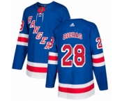 Adidas New York Rangers #28 Chris Bigras Authentic Royal Blue Home NHL Jersey