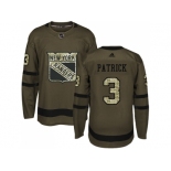 Adidas New York Rangers #3 James Patrick Green Salute to Service Stitched NHL Jersey