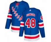 Adidas New York Rangers #48 Brett Howden Authentic Royal Blue Home NHL Jersey