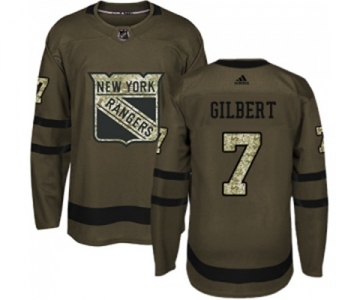 Adidas New York Rangers #7 Rod Gilbert Premier Green Salute to Service NHL Jersey