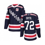 Adidas New York Rangers #72 Filip Chytil Authentic Navy Blue 2018 Winter Classic NHL Jersey