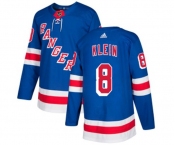 Adidas New York Rangers #8 Kevin Klein Authentic Royal Blue Home NHL Jersey