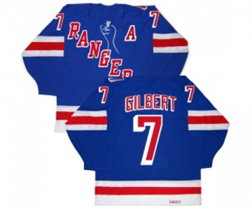 CCM New York Rangers #7 Rod Gilbert Premier Royal Blue New Throwback NHL Jersey