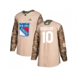 Men Adidas New York Rangers #10 Ron Duguay Camo Authentic 2017 Veterans Day Stitched NHL Jersey