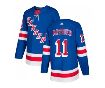 Men Adidas New York Rangers #11 Mark Messier Royal Blue Home Authentic Stitched NHL Jersey