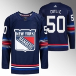 Men New York Rangers #50 Will Cuylle Navy Stitched Jersey