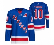 Men's New York Rangers #10 Artemi Panari Blue Stitched Jersey