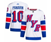 Men's New York Rangers #10 Artemi Panarin White 2024 Stadium Series Stitched Jersey