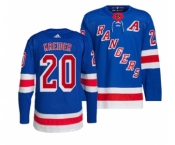 Men's New York Rangers #20 Chris Kreider Blue Stitched Jersey