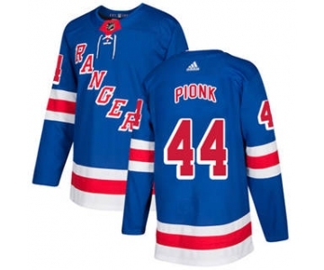 Men's New York Rangers #44 Neal Pionk Royal Blue Home Stitched Hockey Jersey