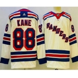 Men's New York Rangers #88 Patrick Kane White Authentic Jersey