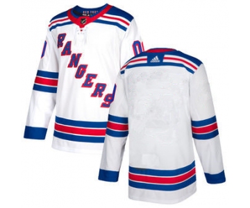 Men's New York Rangers adidas White Authentic Blank Jersey