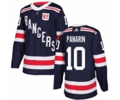 Men's Rangers #10 Artemi Panarin Navy Blue 2018 Winter Classic Stitched Hockey Jersey