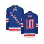 Men's Reebok New York Rangers #10 J.T. Miller Premier Royal Blue Home NHL Jersey